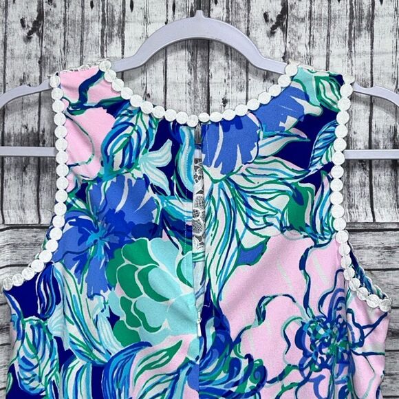 Lilly Pulitzer Nala Soft Shift Dress Party Thyme - Picture 4 of 8